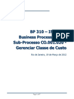 BBP 310 - Classe de Custo