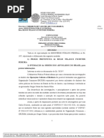 Decisão do juiz federal Marcelo Bretas decretando a prisão preventiva de Régis Fichtner