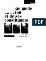 Nouveau Guide Du Béton Et de Ses Constituants