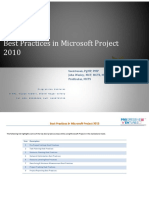 Best Practises in MS Project 2010-ProVentures