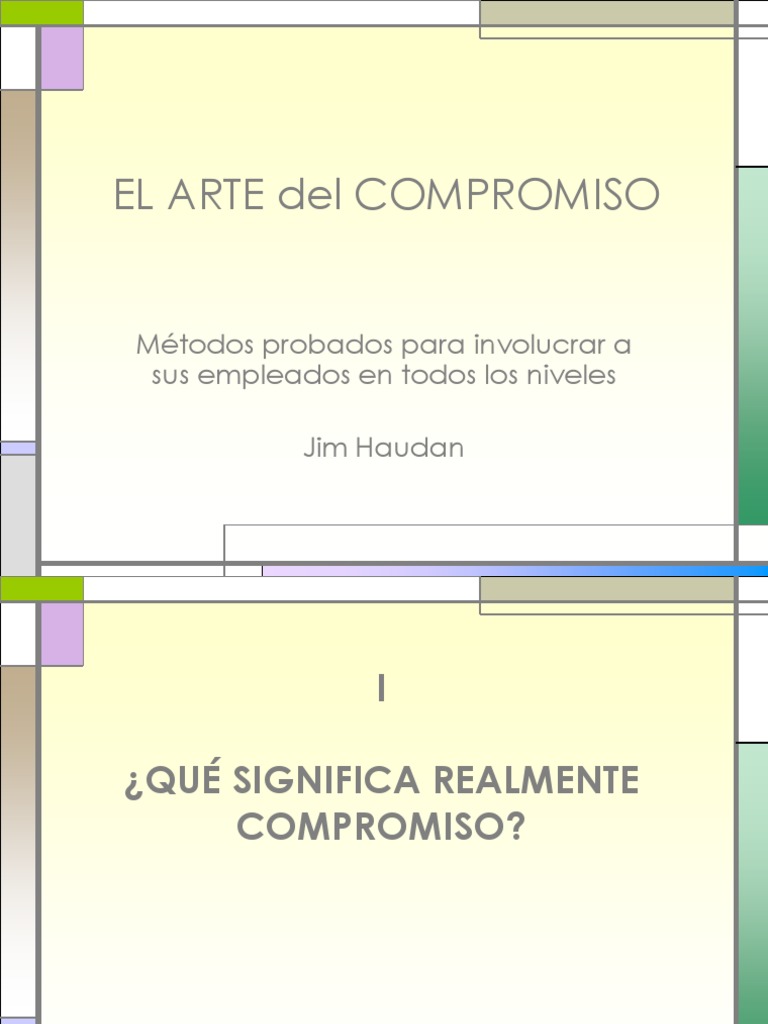El Arte Del Compromiso Con Imagenes | PDF | Imagen | Temor