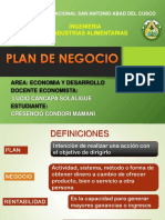 Plan de Negocio Iiiencuentropataz