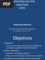 Administracion Por Objetivos Apo Ppt