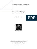 Fuel Cells and Biogas: Doctoral Thesis IN Chemical Engineering