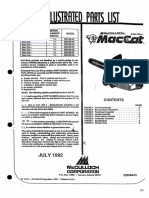 Mcculloch Parts List 223344
