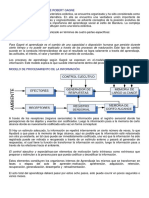 Teorías Del Aprendizaje de Robert Gagne