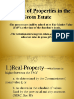 Taxation Report - Valuation of Properties - Vanishing Deduction