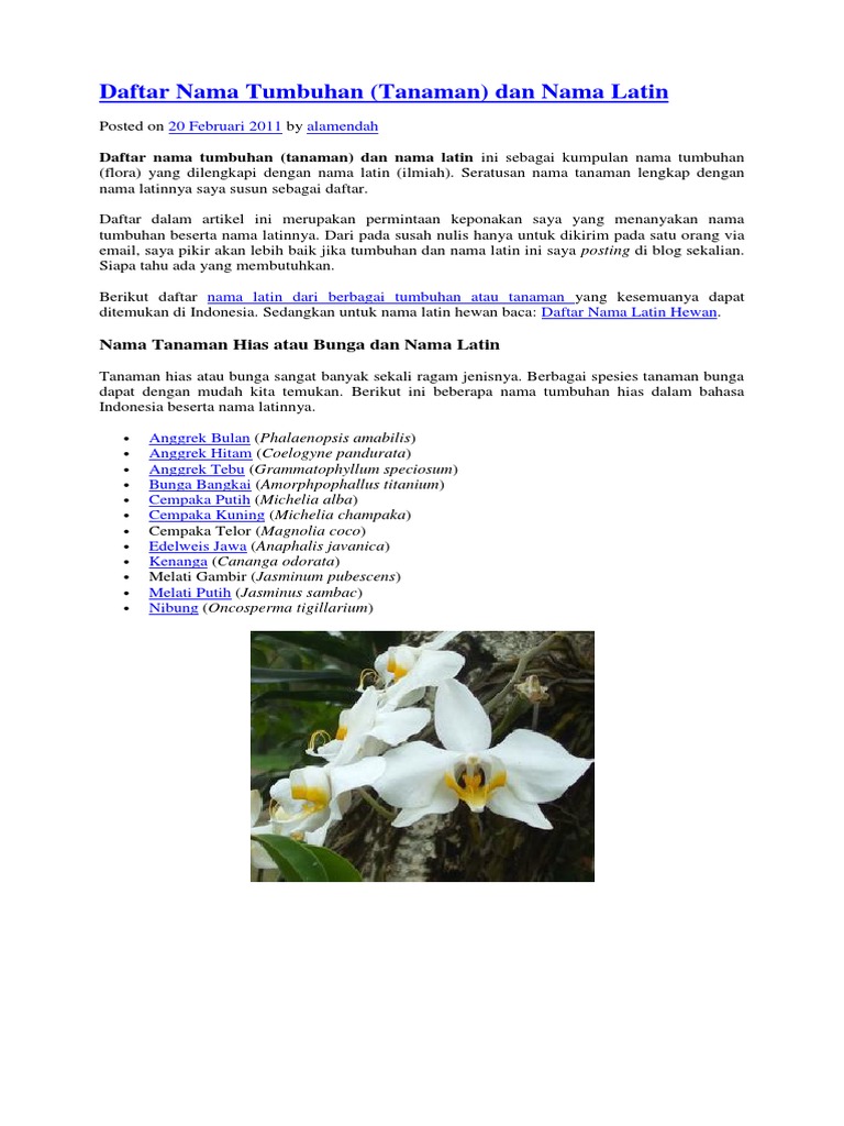 530 Koleksi Gambar Hewan Dan Tumbuhan Beserta Nama Latinnya Terbaik