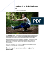 (3)Ejercicios de Mejora de La Flexibilidad Para Las Pistol Squat