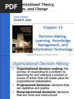 CH12 Decision Making, Learning, Knowledge Management, and Information Technology