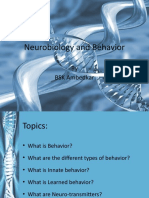 Neurobiology and Behavior: by BSK Ambedkar