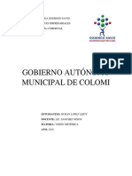 Antecedentes de Colomi - Cochabamba Parte I