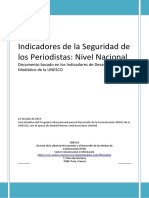 Indicadores de La Seguridad de Los Periodistas