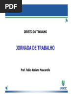07 Jornada de Trabalho | PDF | Expediente | Hora extra