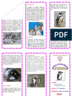 Triptico Animal Extincion Pinguino de Humbol Santa Rosa