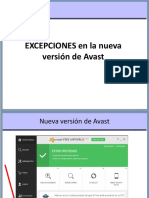 Anexo 02 - Excepciones Nueva Version AVAST