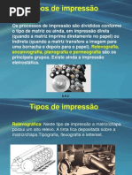 tipos de impressão