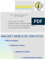 Analisis y Manejo de Conflicto