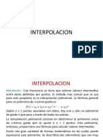 Interpolación