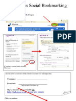 Delicious Set Up Helpsheet