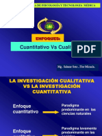 6. ENFOQUE Cuantitativo vs Cualitativo