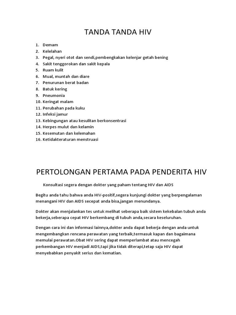 Ciri Ciri Ruam Kulit Pada Hiv - Ini Cirinya