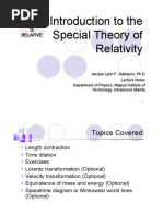 Lec07 Special Relativity