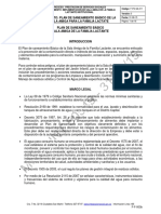 Plan de Saneamiento Basico SAFL