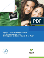 Normas Tecnica Administrativas Del Programa de Salud Integral de La Mujer