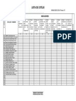 Lista de Cotejo - 2017