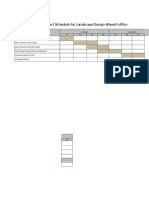 Project Schedule For Landscape Design Wiperti Office