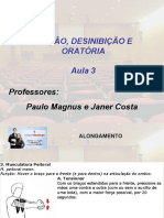 DICÇÃO, DESINIBIÇÃO E ORATÓRIA Aula 3 - Paulo Magnus e Janer Costa