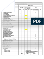 Documentation Schedule - Drum Filling System