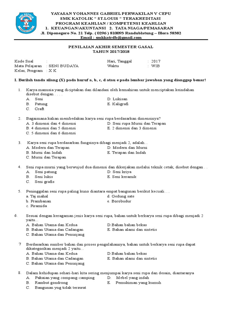PENILAIAN AKHIR SB Kelas XXII 2017 GANJILxlsx