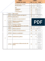 Grabado Plan de Estudios