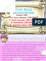 Teori Belajar Behaviorisme