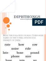 DIPHTHONGS
