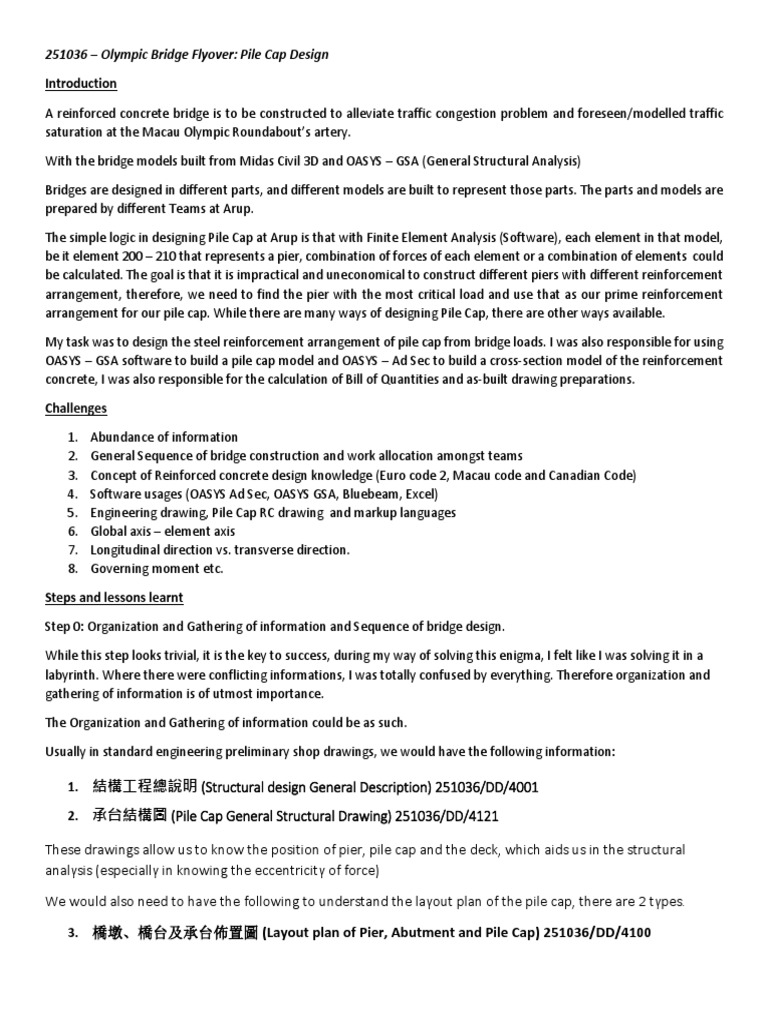 Pile Cap Design Example Pdf