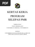 Kertas Kerja Program Selepas Pt3