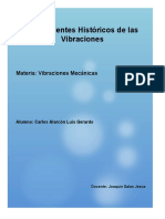 Antecedentes Históricos de Las Vibraciones