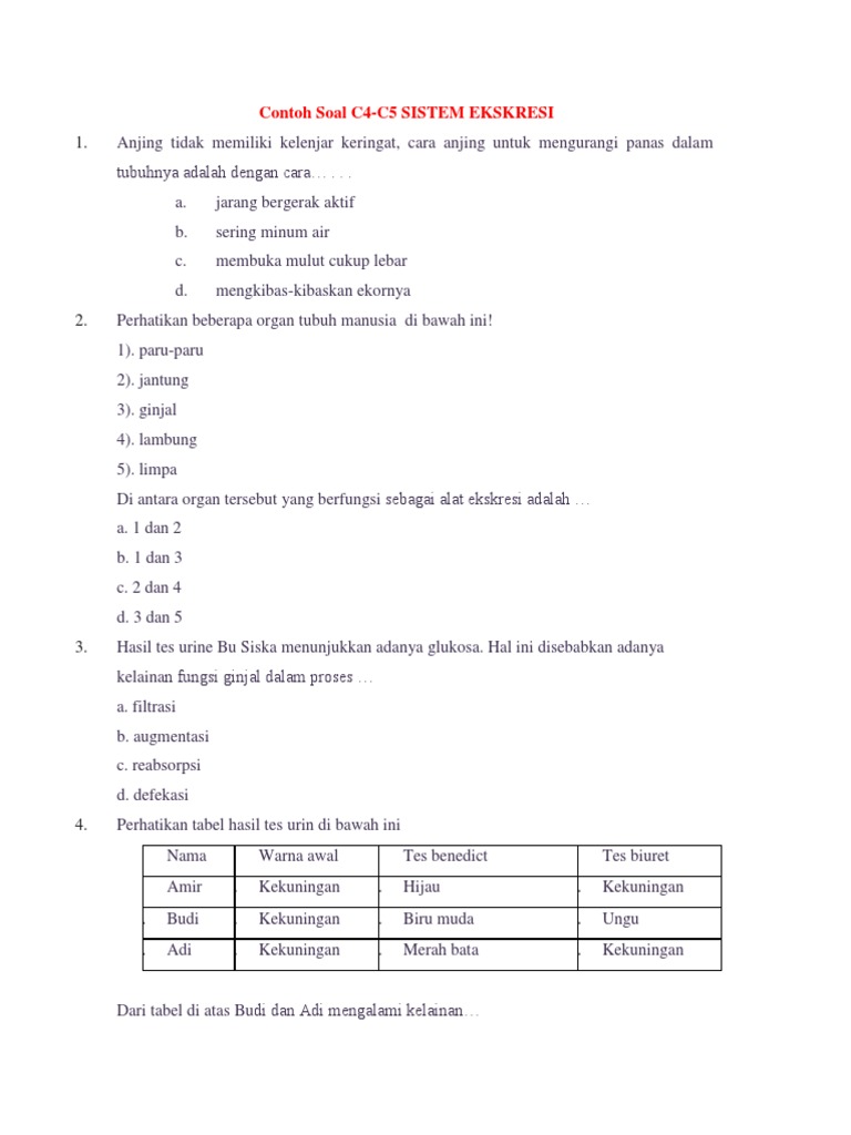 Soal Instrumen C4 C6 Docx