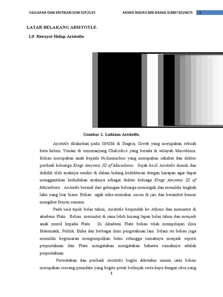 Latar Belakang Aristotle Pdf
