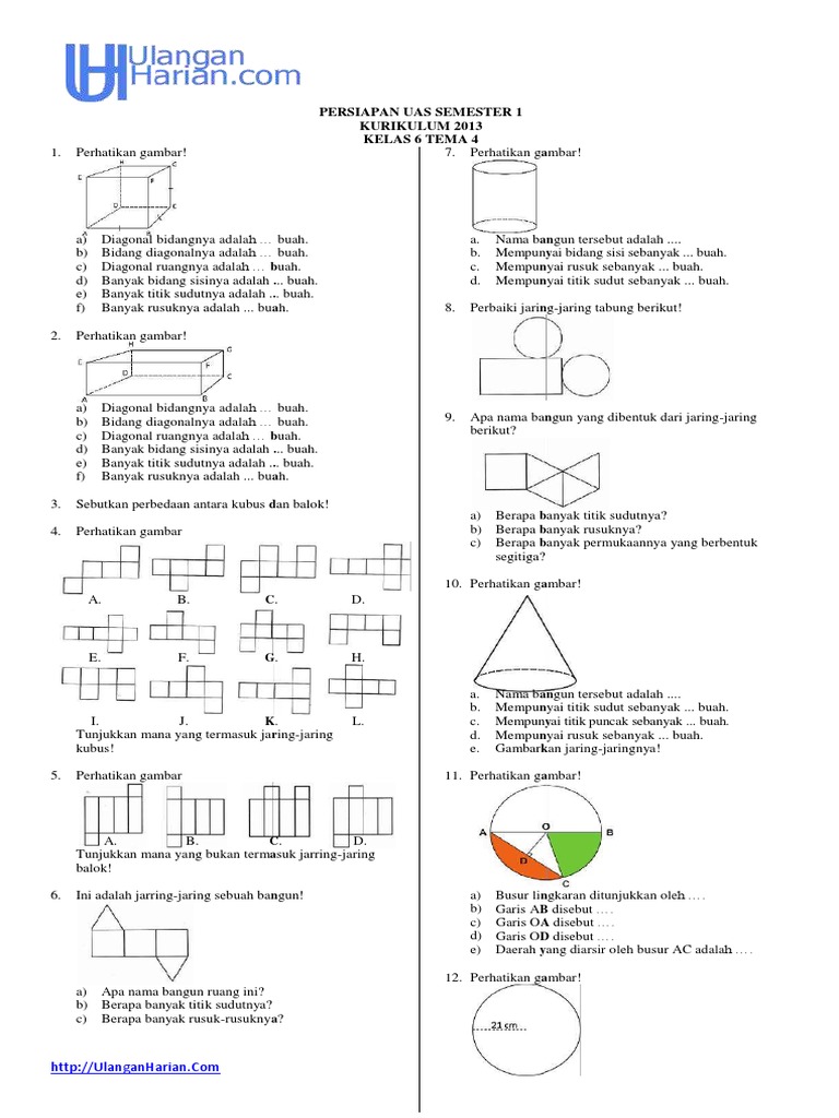 Soal Tematik Kelas 6 Tema 4 Globalisasi