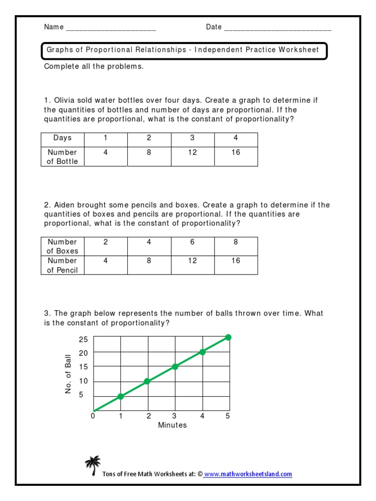 probleme proportionalité Regarding Constant Of Proportionality Worksheet