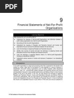 Chapter 9 Financial Statements of Not For Profit Organisations 2