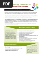 Flyer 6th Multicultural Discourses Holland 2018