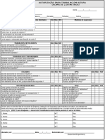 Autorização para Trabalho em Altura - 00655 (E 4)