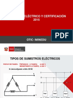 Cableado Eléctrico & Certificación OTIC MINEDU 2015