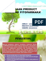 Sediaan Product Medicine Fitofarmaka'