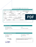 Ficha de InscripciónPRIMEROS AUXILIOS